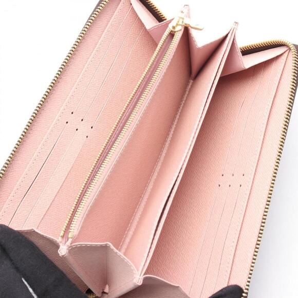 LOUIS VUITTON Brown Damier Leather Wallet - Picture 3 of 5